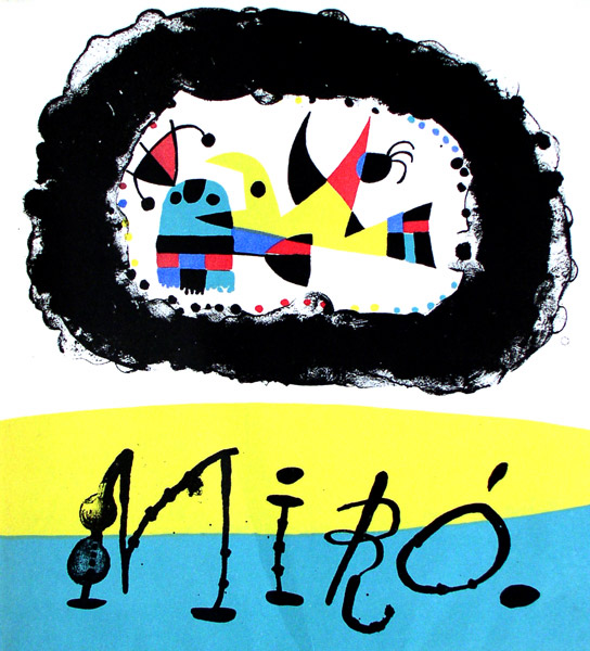 Joan Miro: La souris qui admirait la lune, 1975, Lithographie orig. XI
